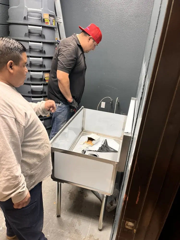 Commercial plumbing and sink installation in Mandarin